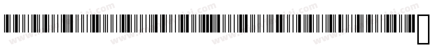 Barcode-Regular字体转换