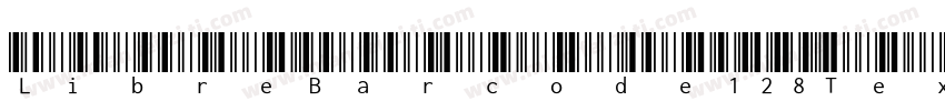 LibreBarcode128Text-字体转换