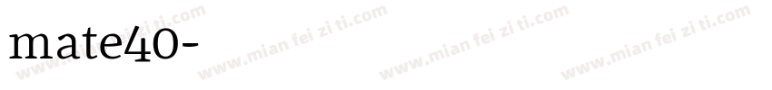 华为mate40保时捷字体转换