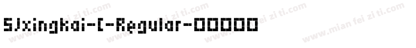 5Jxingkai-C-Regular字体转换