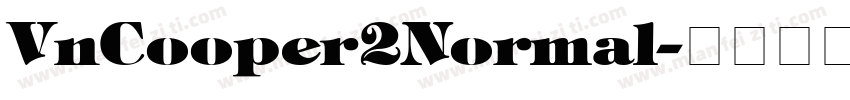 VnCooper2Normal字体转换