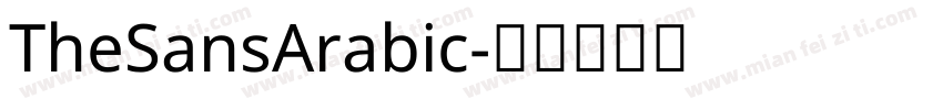TheSansArabic字体转换