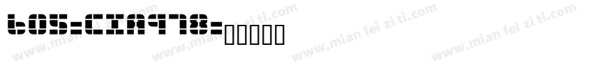 605-CIA978字体转换