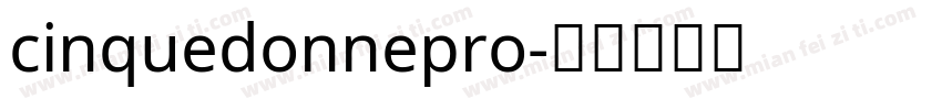 cinquedonnepro字体转换