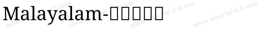 Malayalam字体转换