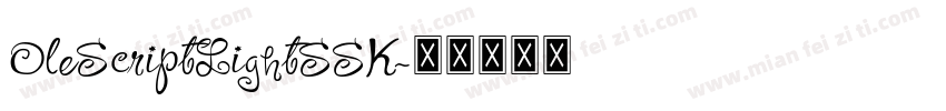 OleScriptLightSSK字体转换
