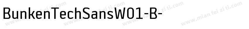 BunkenTechSansW01-B字体转换