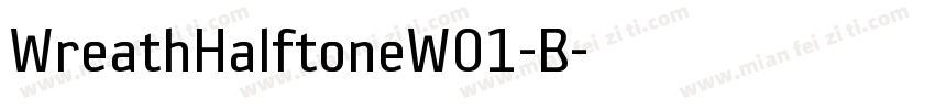 WreathHalftoneW01-B字体转换