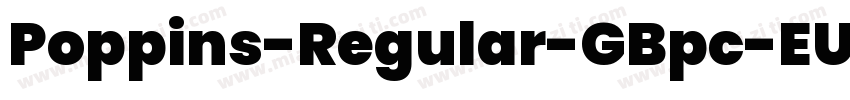Poppins-Regular-GBpc-EUC-H字体转换