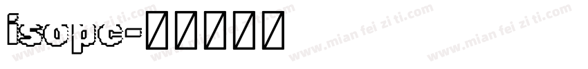 isopc字体转换