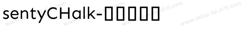 sentyCHalk字体转换