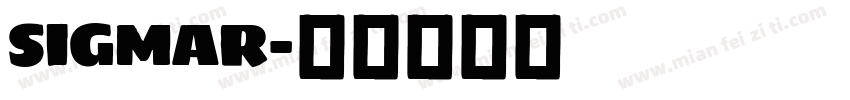 SIGMAR字体转换