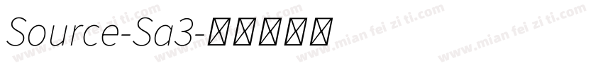 Source-Sa3字体转换