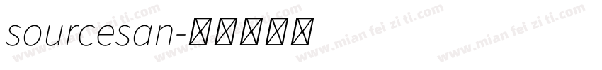sourcesan字体转换
