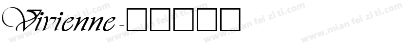Vivienne字体转换