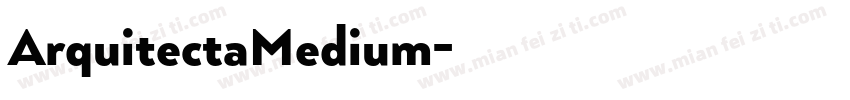 ArquitectaMedium字体转换