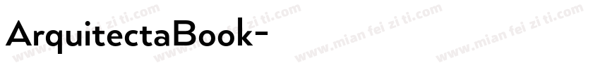 ArquitectaBook字体转换