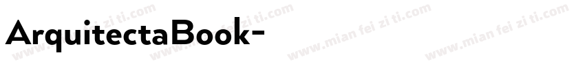 ArquitectaBook字体转换