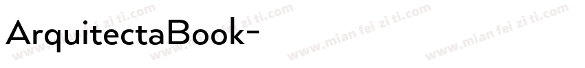 ArquitectaBook字体转换