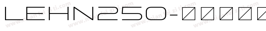 LEHN250字体转换