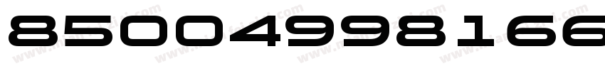 850049981668字体转换