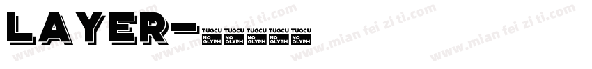 layer字体转换