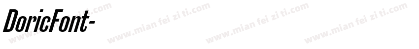 DoricFont字体转换