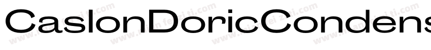 CaslonDoricCondensed-Medium字体转换