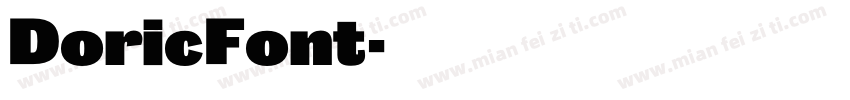 DoricFont字体转换