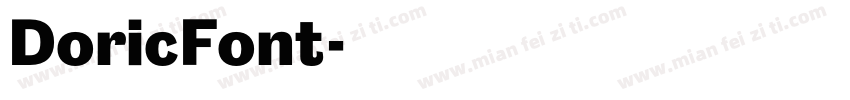 DoricFont字体转换