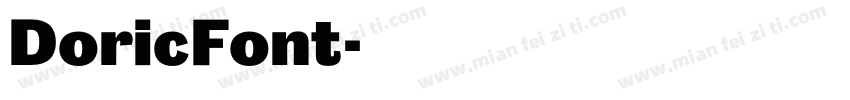 DoricFont字体转换