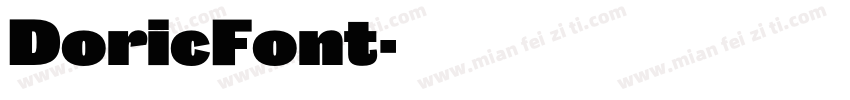 DoricFont字体转换