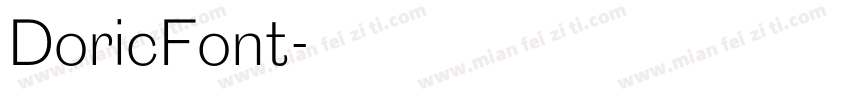DoricFont字体转换