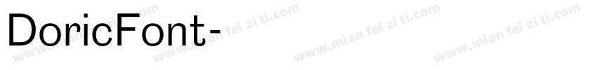 DoricFont字体转换