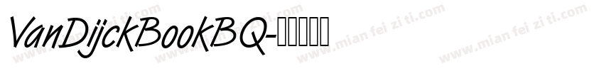 VanDijckBookBQ字体转换