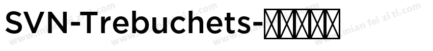SVN-Trebuchets字体转换