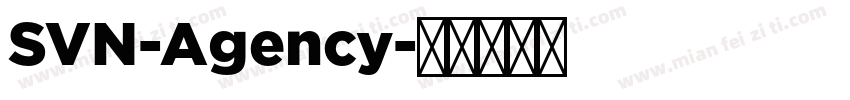 SVN-Agency字体转换