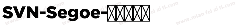 SVN-Segoe字体转换