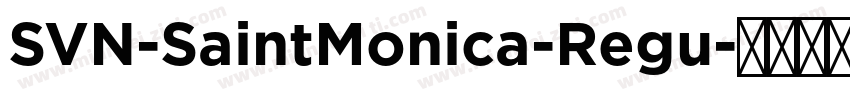 SVN-SaintMonica-Regu字体转换