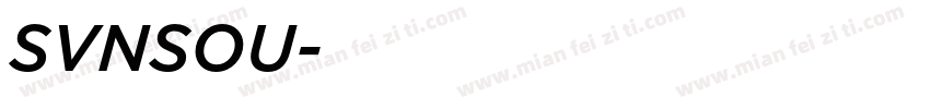 SVNSOU字体转换
