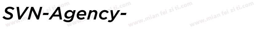 SVN-Agency字体转换