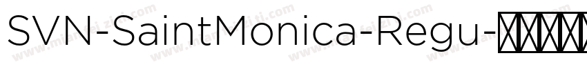 SVN-SaintMonica-Regu字体转换