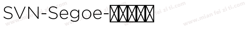 SVN-Segoe字体转换