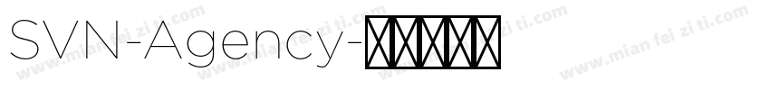 SVN-Agency字体转换