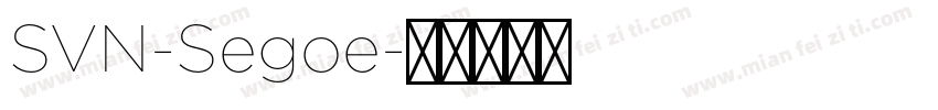 SVN-Segoe字体转换