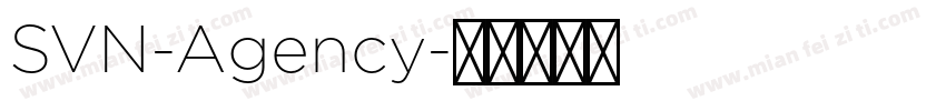 SVN-Agency字体转换