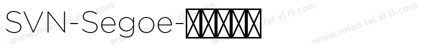 SVN-Segoe字体转换