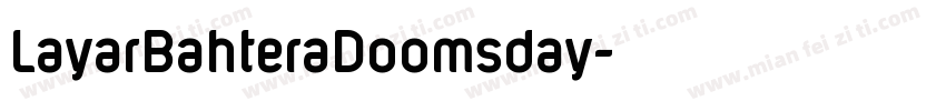 LayarBahteraDoomsday字体转换