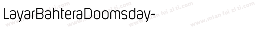 LayarBahteraDoomsday字体转换
