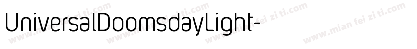UniversalDoomsdayLight字体转换